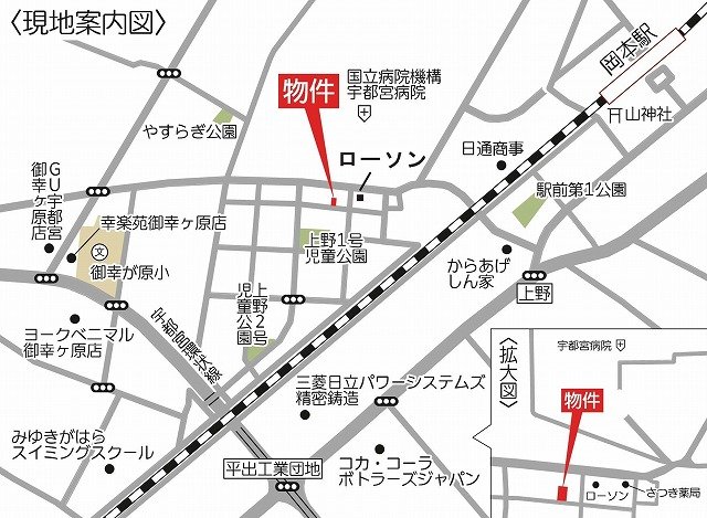 上野町第5　案内図